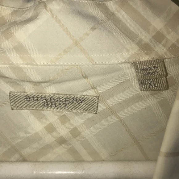 Vintage Burberry Button Up - Picture 3 of 4